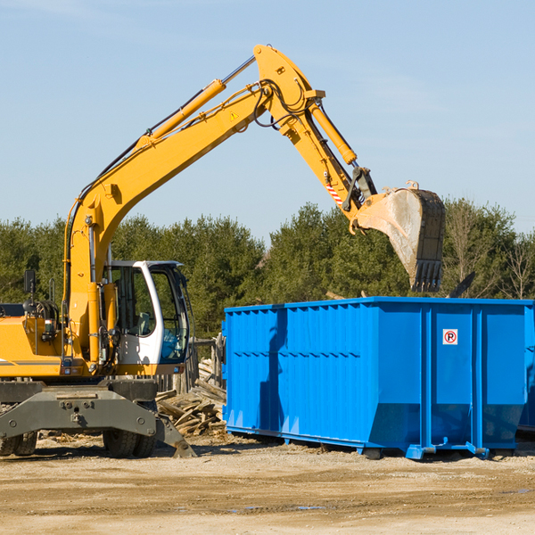 are there any restrictions on where a residential dumpster can be placed in Fowler MI